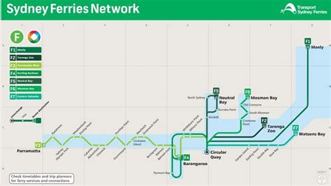 Ferry Timetable Sydney
