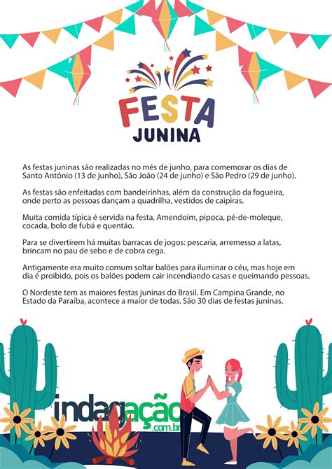 Festa Junina Textos