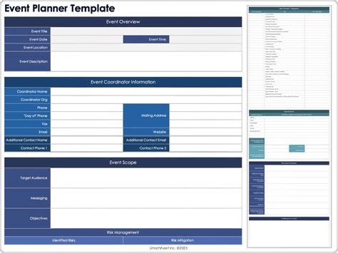 festival planning spreadsheet excel
