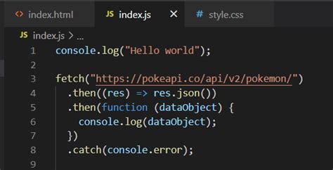 fetch get javascript