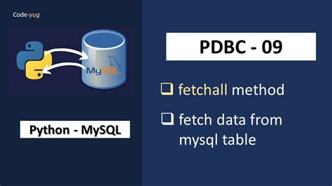 fetchall Method (Python) - IBM