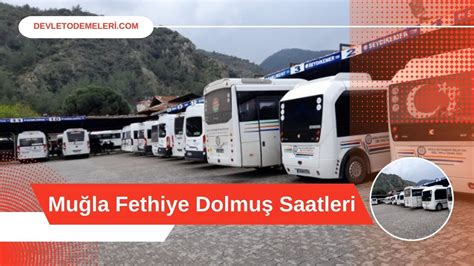 fethiye muğla dolmuş saatleri