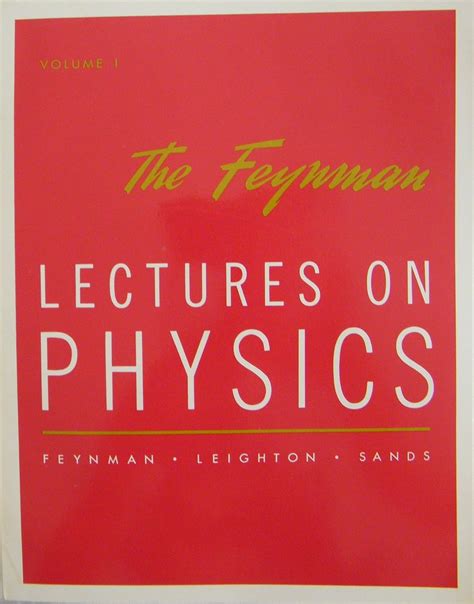 feynman lectures on physics volume 1