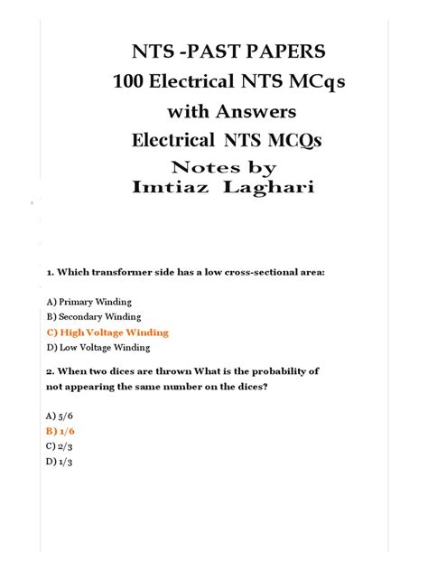 ffc old mcqs test papers