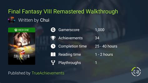 Ffviii Remastered Walkthrough