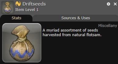 ffxiv driftseeds