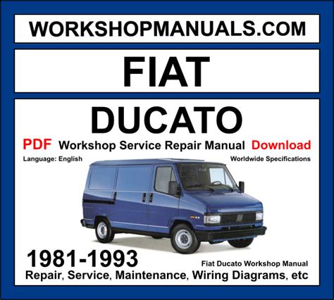 Fiat Ducato Van Technical Manual