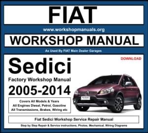 Download Fiat Sedici User Guide 