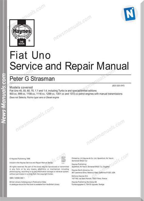 Full Download Fiat Uno Diesel Service And Repair Manual File Type Pdf 