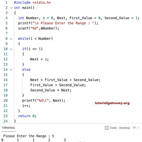 Fibonacci Series C#
