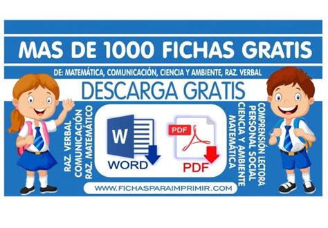 Fichas Para Imprimir