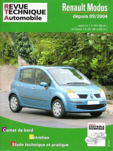 Fiche Technique Renault Modus 2004 Free Download