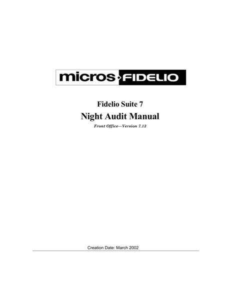 Full Download Fidelio Suite 7 Configuration Manual 
