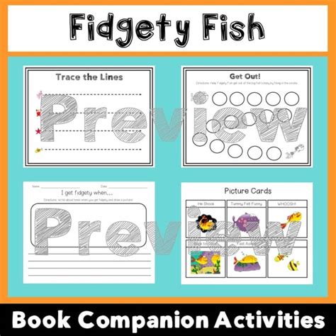 fidgety fish and friends activities