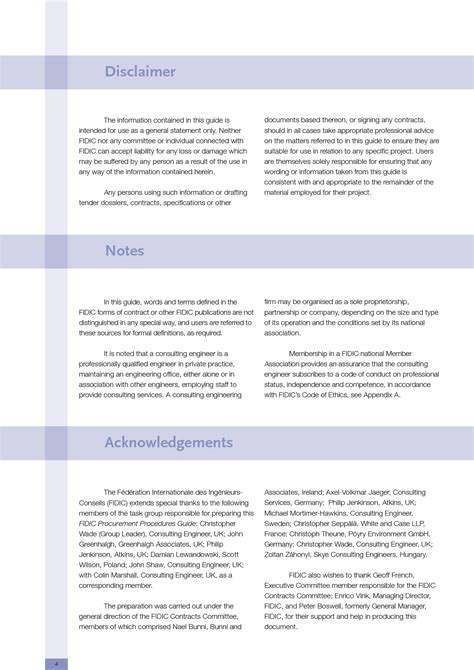 Read Online Fidic Procurement Procedures Guide 