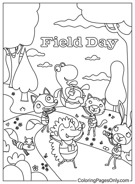 field day color sheet