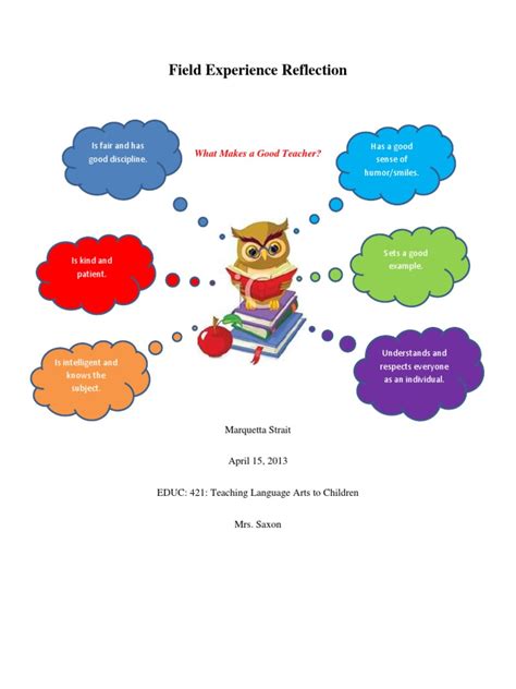 Read Field Experience Reflection Paper Special Education 