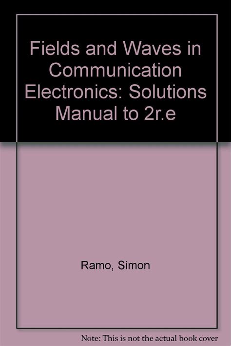 Read Fields Waves In Communication Electronics Solution 