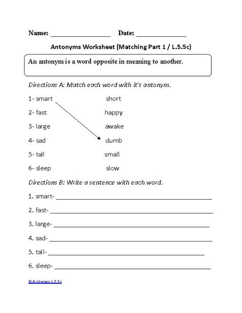 Fifth Grade English Language Arts Common Core State 5th Grade Ca Standards - 5th Grade Ca Standards