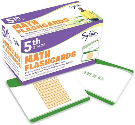 Fifth Grade Math Flashcards Flashcards Math