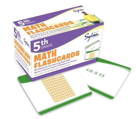 fifth grade math flashcards flashcards math