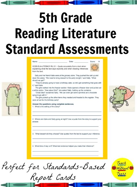 Fifth Grade Reading Literature Standards Common Core Worksheets 5th Grade Common Core Standards - 5th Grade Common Core Standards