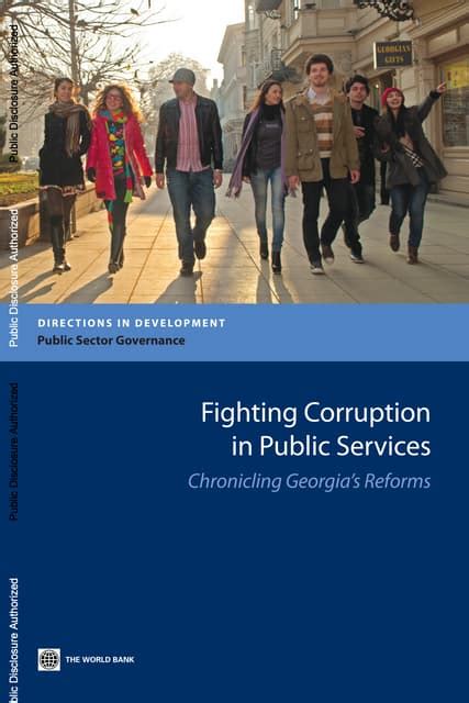 Fighting Corruption In Public Services Chronicling Georgias Reforms Directions In Development