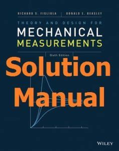 Read Figliola Mechanical Measurements Solution Manual 5Th Edition 