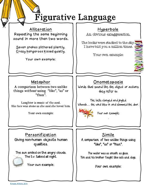 Figurative Language Alliteration In Poetry Worksheets Poetry With Figurative Language 4th Grade - Poetry With Figurative Language 4th Grade