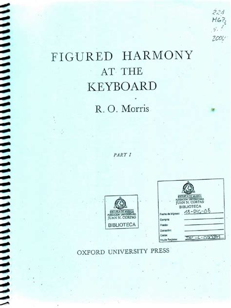 Figured Harmony At The Keyboard Seesor