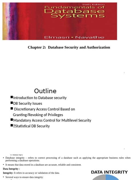 Fiker Database Security And Integrity