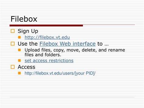 Filebox Vt Edu