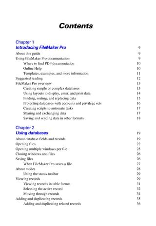 Read Online Filemaker Pro 10 Basics Manual 