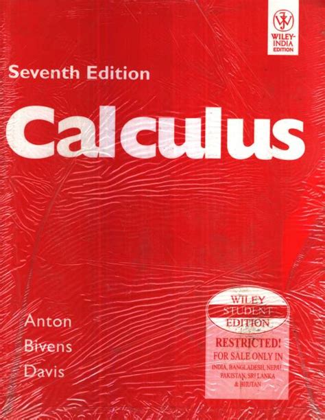 Read Online Filesize 39 40Mb Calculus By Howard Anton 7Th Edition 