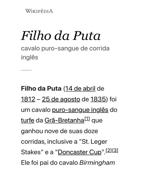 Filho Da Puta