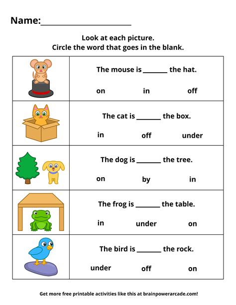 Fill In The Blanks Prepositions Worksheet With Answers Prepositions Worksheet Middle School - Prepositions Worksheet Middle School