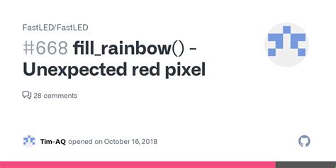 fill_rainbow() - Unexpected red pixel · Issue #668 · FastLED/FastLED