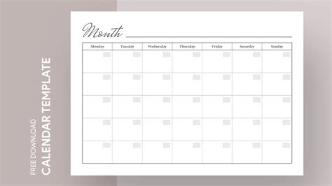 Fillable Calendar Template Google Docs