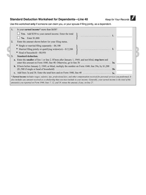 Fillable Online Apps Irs Standard Deduction Worksheet Line Standard Form Of A Line Worksheet - Standard Form Of A Line Worksheet