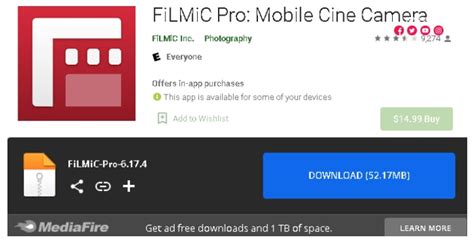Filmic Pro Mod Apk