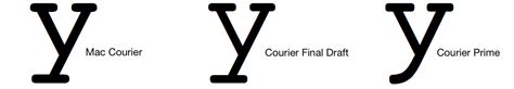 Final Draft Font