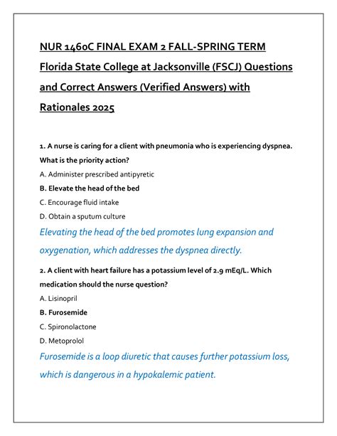 final exam florida state university
