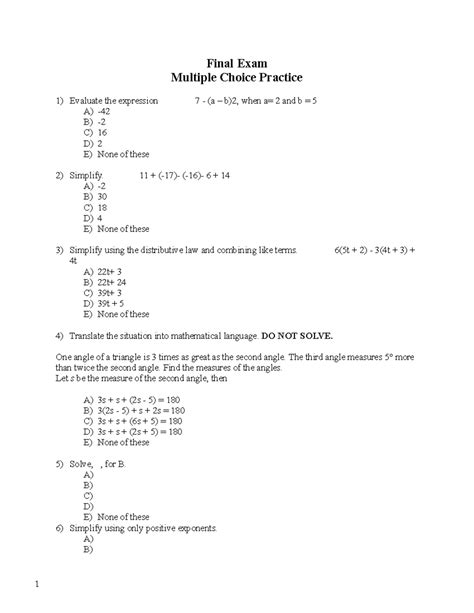 final exam multiple choice fences august wilson