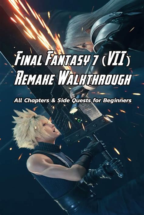 Final Fantasy 7 Remake Side Quests Walkthrough