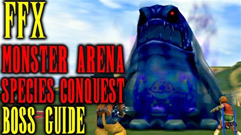 Final Fantasy X Monster Arena Guide Walkthrough