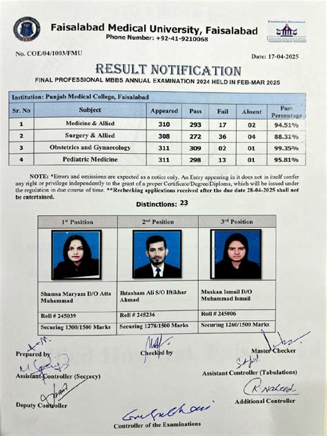 final professional mbbs result du
