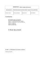 Full Download Final Assessment Bsbwrt401A Write Complex Documents 