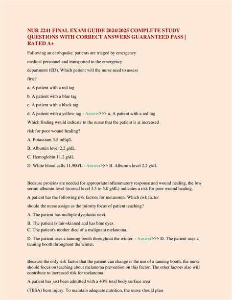 Download Final Exam Guide 