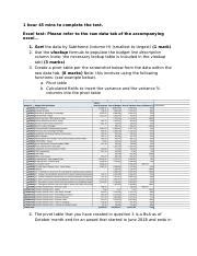 finance officer written test