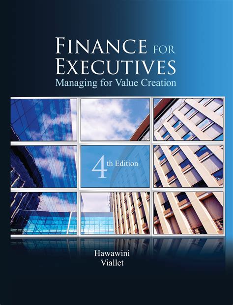 Read Online Finance For Executives Managing For Value Creation 